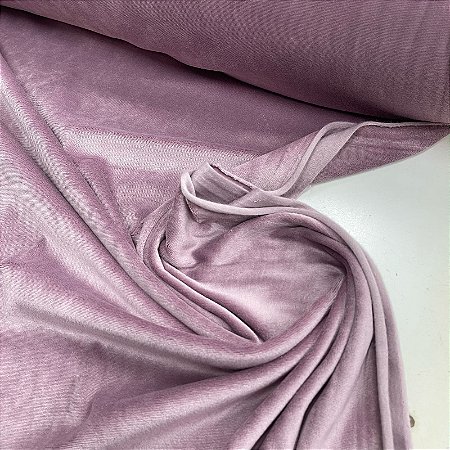 Malha Plush Rosa Antigo