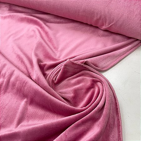 Malha Plush Rosa Maravilha