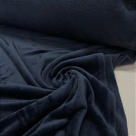 Fleece Pesado Cobertor Marinho 255g/m² 2,55m
