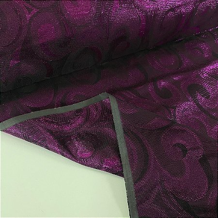 Lame Estampado Rosa Vitoria