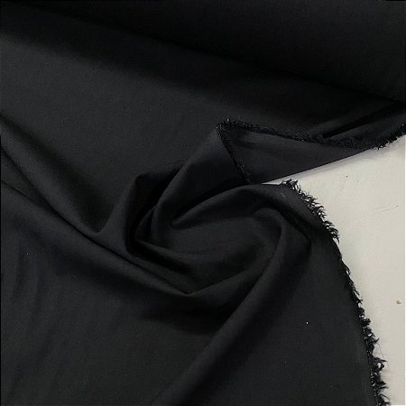Linho Natural Camisaria Deluxe Preto Liso