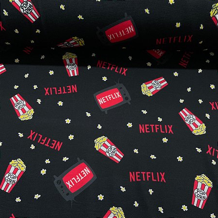 Suplex Estampado Netflix e Pipoca