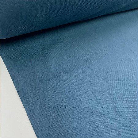 Veludo Suede Azul Petróleo
