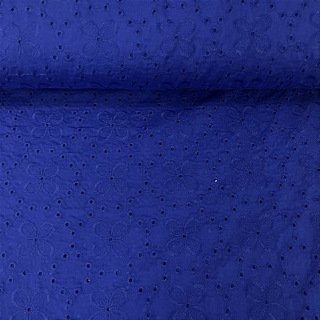 Laise Bordada Azul Trevos