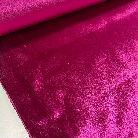 Tecido Promocional Veludo Dublado Liso Rosa