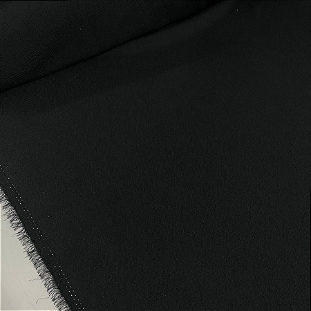 Tecido Promocional Crepe Preto