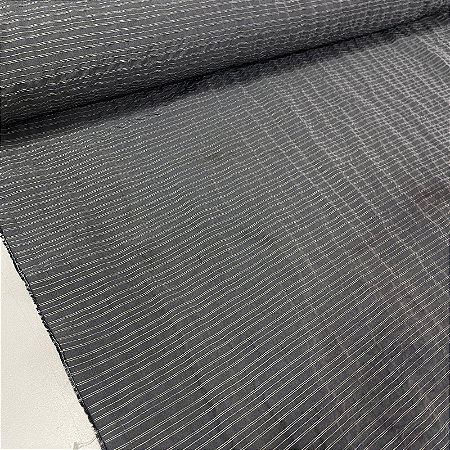 Tecido Promocional Crepe Amassado Listrado