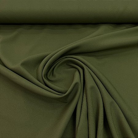 Oxfordine Liso Verde Militar