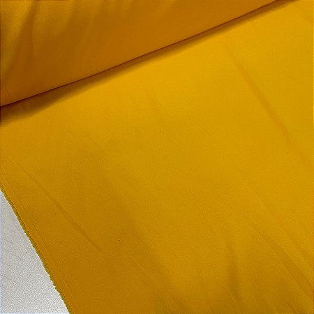 Tecido Promocional Crepe Fino Amarelo