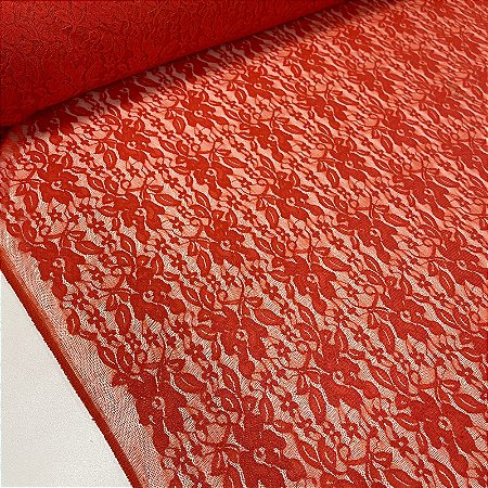 Renda Promocional Com Elastano Laranja