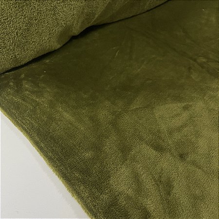 Fleece Liso Verde Oliva