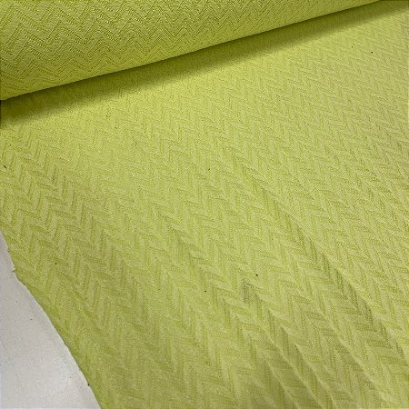 Renda Promocional Com Elastano Chevron Amarelo