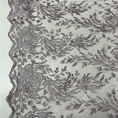 Tule Bordado Juliana Rosê Ramos Longos