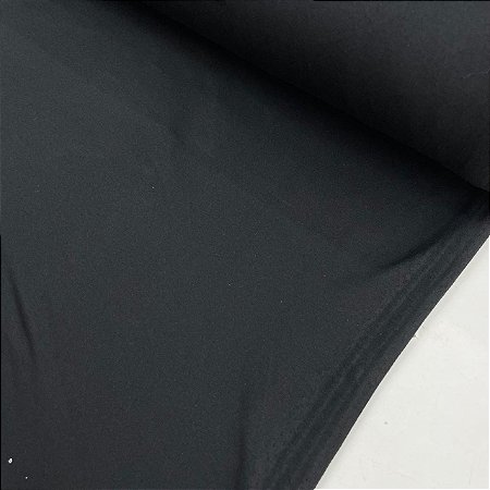 Malha Modal Suede Preta