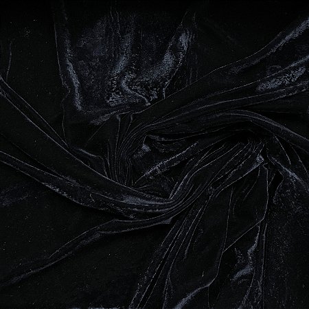 Veludo Spandex Azul Escuro