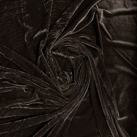 Veludo Spandex Marrom