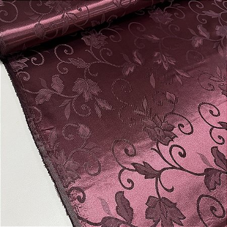 Cetim Brocado 1 Bordô