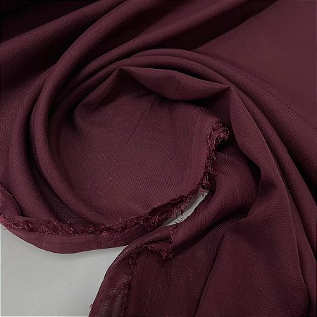 Crepe Chiffon Liso Marsala