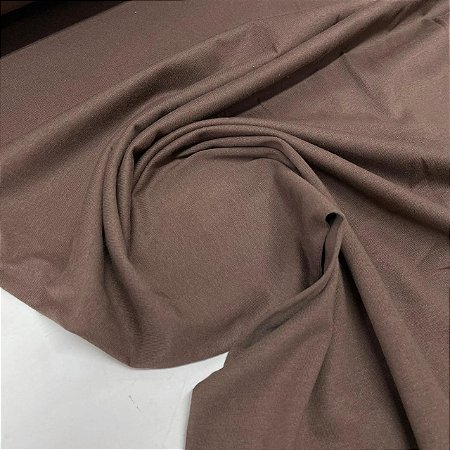 Malha de Algodão Marrom