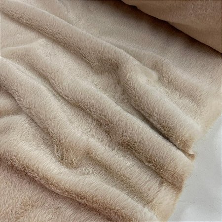 Tecido Pele Baixa Bege