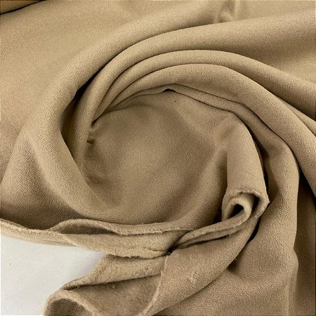 Moletom Peluciado 2 Cabos Bege