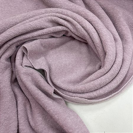 Malha Bouclê Peluciada Lilás