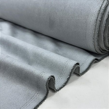 Malha Scuba Suede Cinza