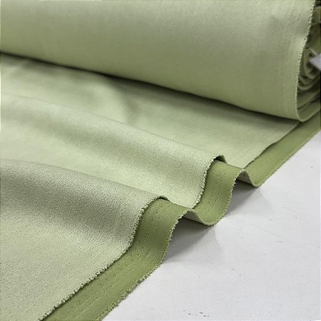 Malha Scuba Suede Verde Maça