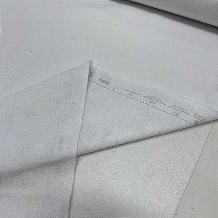 Feltro Santa Fé Branco Liso 1,40m – 100% Poliéster