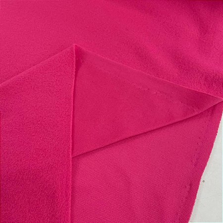 Moletom Colegial Flanelado Rosa Forte