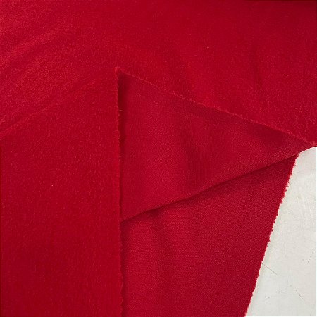 Moletom Colegial Flanelado Vermelho