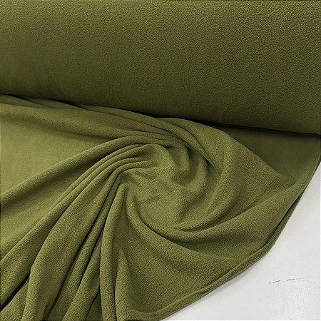 Soft Liso Térmico Verde Militar Anti Pilling