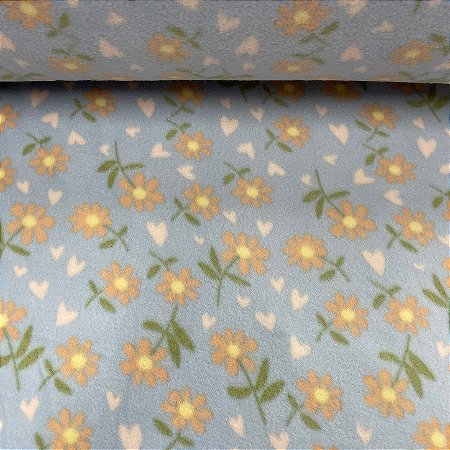Soft Estampado Floral Delicado Liberty Azul