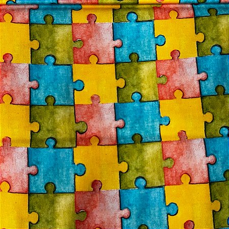 Tricoline Digital Legos Aquarela