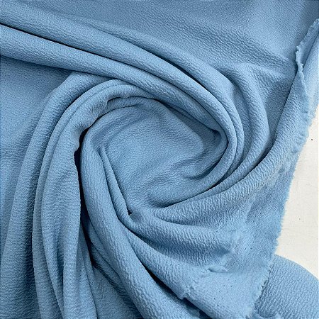 Malha Crepe Liverpool Azul Céu