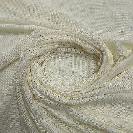 Tule De Malha Creme