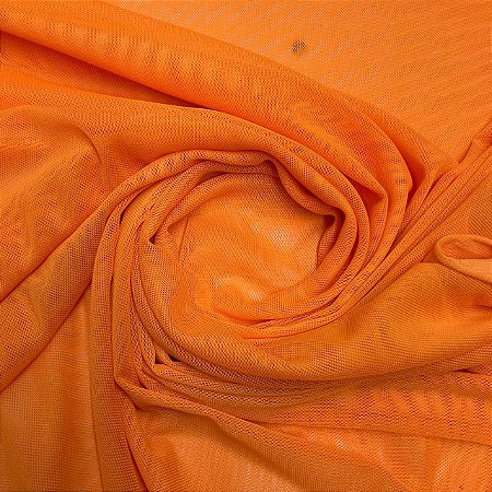 Tule De Malha Laranja