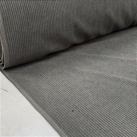 Veludo Cotelê Corduroy Cinza Chumbo