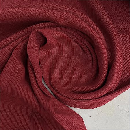 Ribana 2x1 PA Pesada 490g/m² Vermelho Sangue