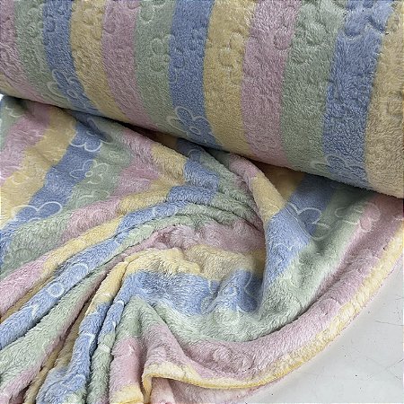 Fleece 3D Night Floral Colorido