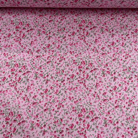 Tricoline Estampada Floral Liberty Delicata