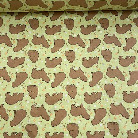 Tricoline Estampada Capivara
