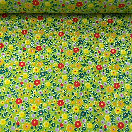 Tricoline Estampada Floral Liberty Bloom