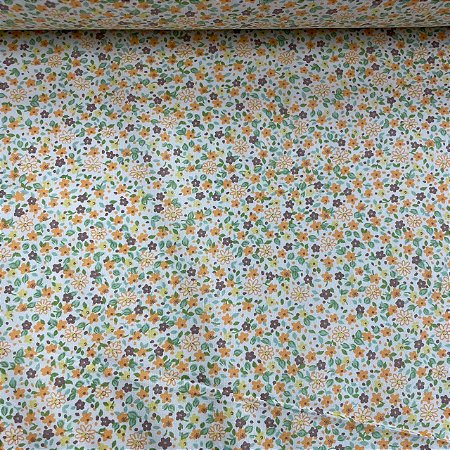 Tricoline Estampada Floral Liberty Botanico