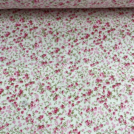 Tricoline Estampada Floral Liberty Discreta