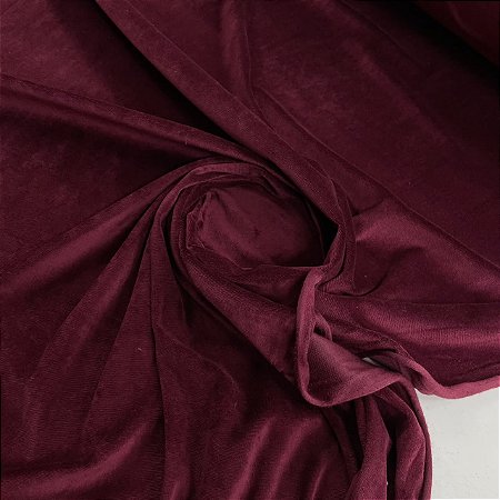 Malha Plush Vinho