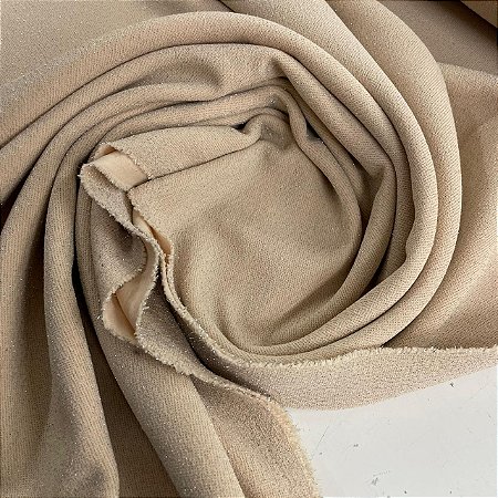 Malha Lurex Bege