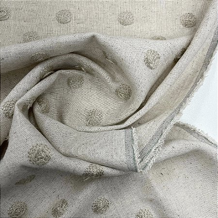 Linho com Viscose Bordado