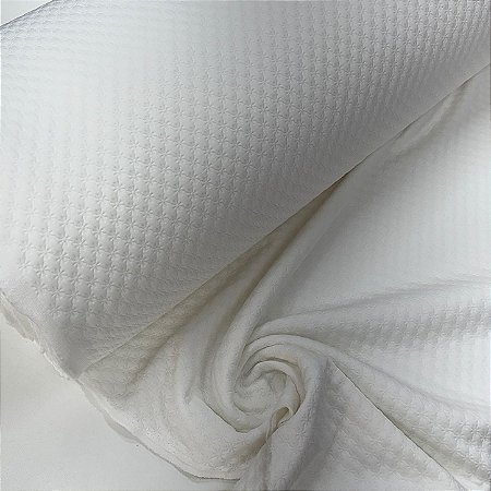 Malha Matelassê Off White