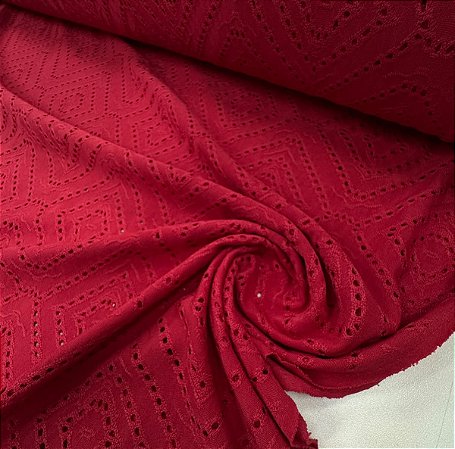 Malha Laise Vermelho Fendi